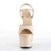 Pleaser - ADORE709FS Sandale à bride à la cheville, Pole dance chaussures - Chaussures de pole dance - Crème Product image